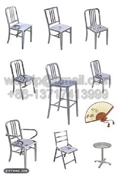 Navy Chair,Metal Chair